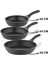 Bella 6 Parça Tava Sahan Seti Siyah 3