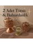 Bronz Renk 2 Adet Şık Tasarımlı Metal Tütsü & Buhurdanlık Seti (Simli Mum Hediyeli) Mod8 1