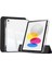 iPad 11.nesil 2025 Kılıf Magnetik Ayrılabilen Airbagli Zore Sliding Tablet Kılıfı - Siyah 1