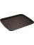 10 Adet Siyah Midi Boy Plastik Servis Tepsisi Kırılmaz Lokanta Büfe Fast Food Kullanım (44X32 Cm) 2