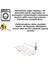 Kare Plus Gri Büyük Ebat (80 x 150 + 50 x 80 cm ) 2'li Banyo Paspası Yıkanabilir Klozet Takımı 5