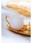 12406 Ayla 2 Kişilik Gold Tepsili Sunum Kahve Fincanı Takımı 90 ml 2
