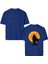 Dune Çöl Gezegeni Çift Taraf Tasarım Çift Iplik Dokumalı Rahat Kalıp PAMUK T-Shirt 1