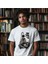 Paulo Coelho Simyacı Çift Taraf Tasarım Çift Iplik Dokumalı Rahat Kalıp PAMUK T-Shirt 1