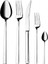 12 kişilik şık ve kullanışlı 60 parçalık çatal, kaşık, bıçak seti 4