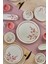 Lüx Seramik Handmade 6 Kişilik 21 Parça Sakura Çiçeği Kahvaltı Takımı, Seti 3