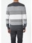Slim Fit Yuvarlak Yaka Erkek Gri Kazak 2