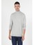 Slim Fit Balıkçı Yaka Jakarlı Erkek Taş Kazak 1