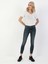 759 Lara Super Slim Fit Orta Bel Dar Paça Kadın Koyu Mavi Jean Pantolon 3