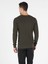 Slim Fit Yuvarlak Yaka Erkek Yeşil Kazak 4