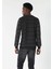 Slim Fit Yuvarlak Yaka Erkek Antrasit Kazak 2