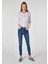 759 Lara Super Slim Fit Orta Bel Süper Dar Paça Kadın Mavi Jean Pantolon 1