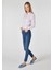759 Lara Super Slim Fit Orta Bel Süper Dar Paça Kadın Mavi Jean Pantolon 3
