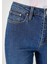 759 Lara Super Slim Fit Orta Bel Süper Dar Paça Kadın Mavi Jean Pantolon 5