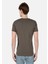 Slim Fit Placket Neck Düz Erkek Yeşil Kısa Kol Tişört 2