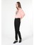 703 Carla Slim Fit Orta Bel Düz Paça Kadın Siyah Jean Pantolon 1