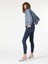 Super Slim Fit Yüksel Bel Dar Paça Kadın Denim Jean Pantolon 1