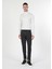 Slim Fit Yarım Balıkçı Yaka Düz Erkek Taş Uzun Kol Tişört 3