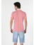 Regular Fit Polo Yaka Düz Erkek Kirmizi Kısa Kol Tişört 2