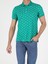 Regular Fit Polo Yaka Erkek Yeşil Kısa Kol Tişört 1