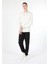 Regular Fit Erkek Beyaz Sweatshirt 4
