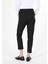 Regular Fit Düşük Bel Düz Paça Kadın Siyah Pantolon 2