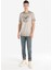 Bej Erkek Tshirt K.kol 3