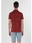 Regular Fit Polo Yaka Baskılı Erkek Kahverengi Kısa Kol Tişört 2