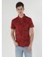 Regular Fit Polo Yaka Baskılı Erkek Kahverengi Kısa Kol Tişört 3
