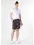 Slim Fit Erkek Antrasit Deniz Şortu 3