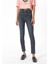 Skinny Fit Yüksel Bel Dar Paça Kadın Denim Jean Pantolon 4