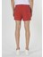 Slim Fit Düz Erkek Kirmizi Deniz Şortu 2