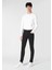 Slim Fit Düşük Bel Dar Paça Erkek Siyah Jean Pantolon 3