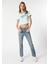 792 Mıla Regular Fit Orta Bel Slim Straight Leg Kadın Mavi Jean Pantolon 1