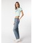792 Mıla Regular Fit Orta Bel Slim Straight Leg Kadın Mavi Jean Pantolon 4