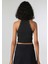 Slim Fit Kadın Siyah Atlet 2