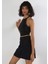 Slim Fit Kadın Siyah Atlet 3