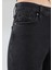 Slim Fit Orta Bel Düz Paça Kadın Siyah Jean Pantolon 5