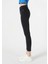 Skinny Fit Orta Bel Dar Paça Kadın Siyah Jean Pantolon 4