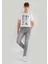 041 Danny Slim Fit Düşük Bel Dar Paça Erkek Gri Jean Pantolon 1