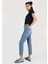 891 Maya Slim Fit Orta Bel Daralan Paça Kadın Denim Jean Pantolon 3
