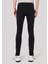 040 Alex Skinny Fit Düşük Bel Dar Paça Erkek Siyah Jean Pantolon 2