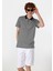 Regular Fit Polo Yaka Çizgili Erkek Lacivert Kısa Kol Tişört 1