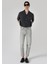 046 Marco Loose Straight Fit Orta Bel Düz Paça Erkek Gri Jean Pantolon 3