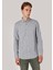 Regular Fit Shirt Neck Düz Erkek Yeşil Uzun Kol Gömlek 1