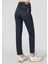 703 Carla Slim Fit Orta Bel Düz Paça Kadın Mavi Jean Pantolon 2