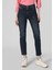 703 Carla Slim Fit Orta Bel Düz Paça Kadın Mavi Jean Pantolon 3