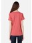 Regular Fit V Yaka Kadın Turuncu Kısa Kol Tişört Cl1063419 2