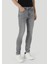 035 Ryan Skinny Fit Yüksel Bel Dar Paça Erkek Gri Jean Pantolon 3