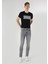 035 Ryan Skinny Fit Yüksel Bel Dar Paça Erkek Gri Jean Pantolon 4